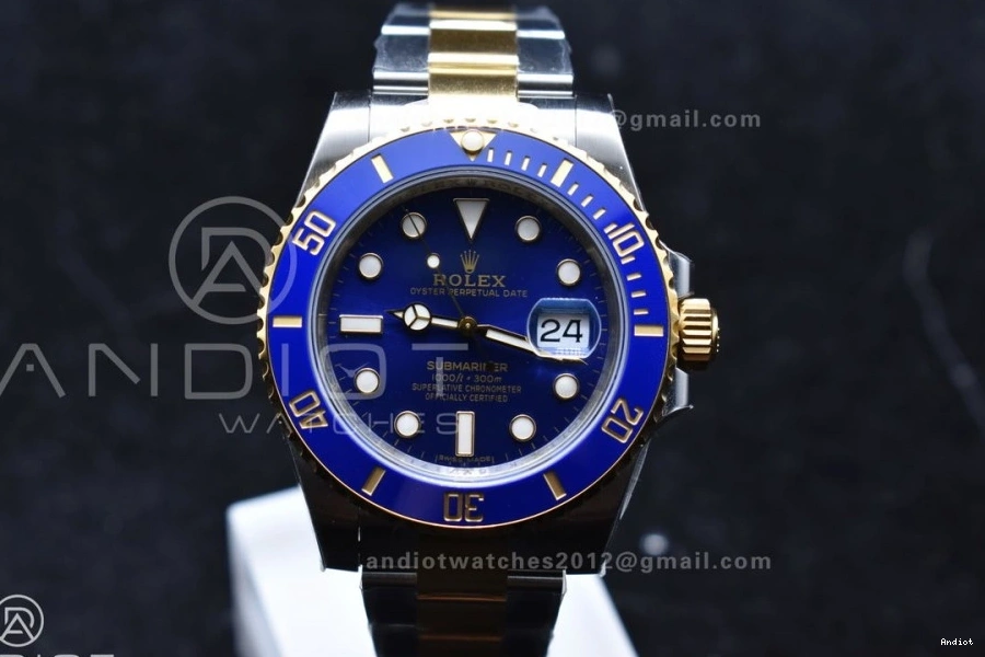 904L Blue Blue Edition YG Submariner VSF 116613LB Dial Ceramic Best 1:1 Steel VS3135 0124